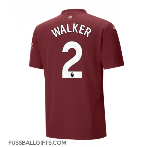 Manchester City Kyle Walker #2 Fußballbekleidung 3rd trikot 2024-25 Kurzarm